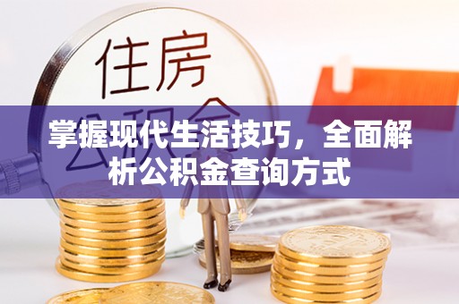 那曲掌握现代生活技巧，全面解析公积金查询方式