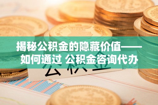 那曲揭秘公积金的隐藏价值——如何通过 公积金咨询代办提取 优化财富管理
