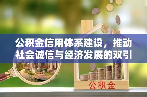那曲公积金信用体系建设，推动社会诚信与经济发展的双引擎