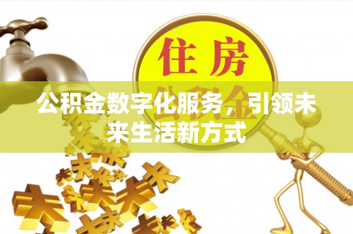 那曲公积金数字化服务，引领未来生活新方式