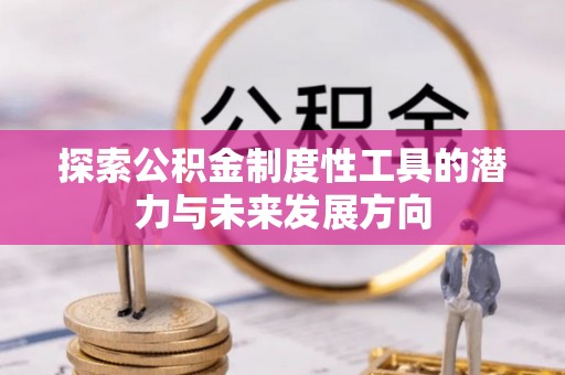 那曲探索公积金制度性工具的潜力与未来发展方向
