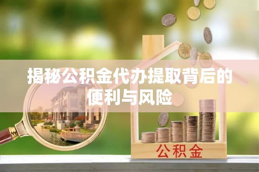 那曲揭秘公积金代办提取背后的便利与风险
