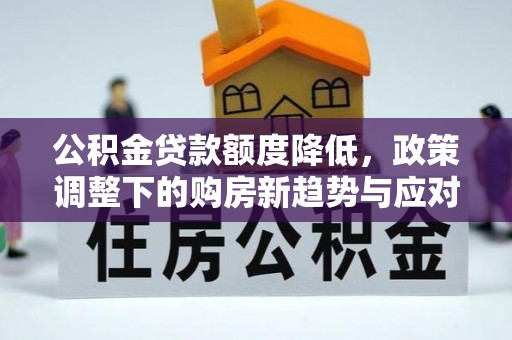 那曲公积金贷款额度降低，政策调整下的购房新趋势与应对策略