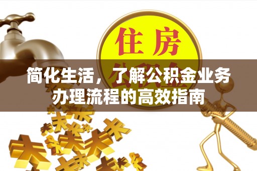 那曲简化生活，了解公积金业务办理流程的高效指南