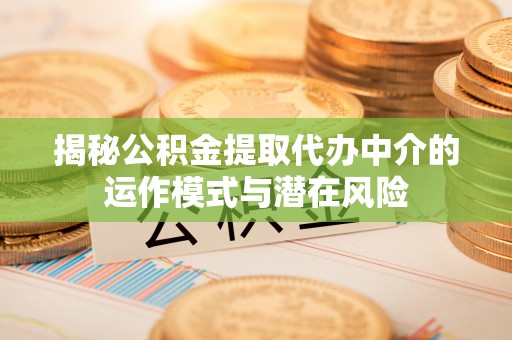 那曲揭秘公积金提取代办中介的运作模式与潜在风险
