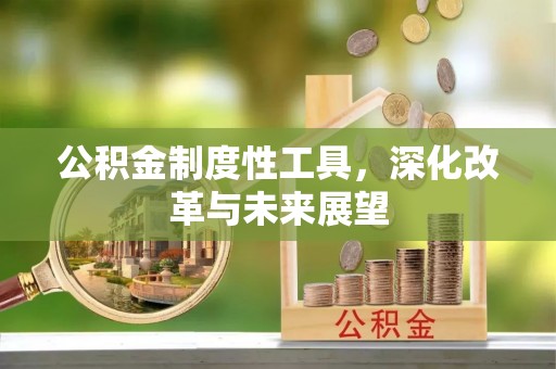 那曲公积金制度性工具，深化改革与未来展望