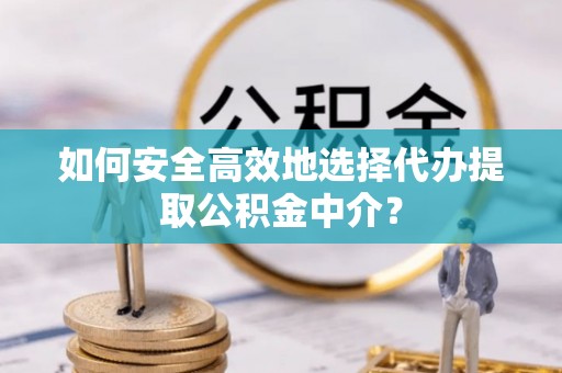 那曲如何安全高效地选择代办提取公积金中介？