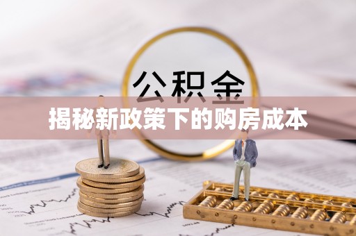 那曲揭秘新政策下的购房成本