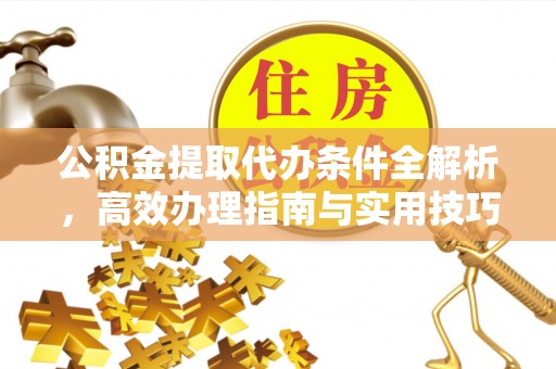 那曲公积金提取代办条件全解析，高效办理指南与实用技巧